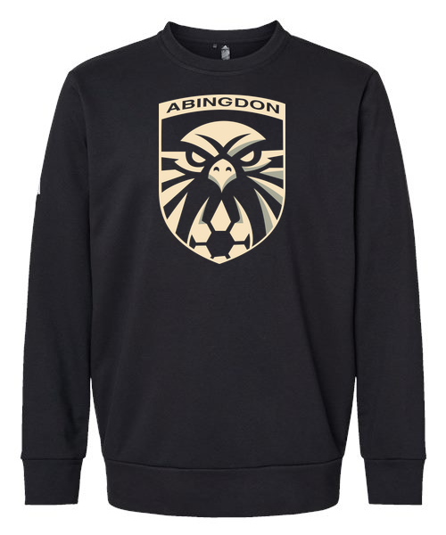 Abingdon High School soccer_boys - Black Unisex Fleece Crewneck Sweatshirt