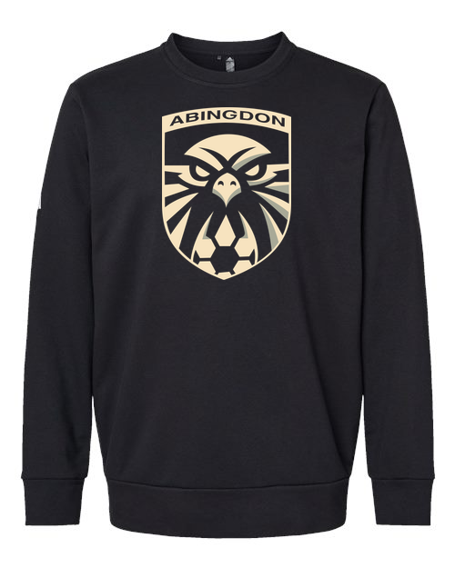 Abingdon High School soccer_boys - Black Unisex Fleece Crewneck Sweatshirt