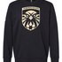 Abingdon High School soccer_boys - Black Unisex Fleece Crewneck Sweatshirt