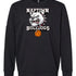 Naptown basketball_boys - Black Unisex Fleece Crewneck Sweatshirt