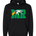 Maple River High School hockey_boys - Black Men's Fleece Hooded Sweatshirt