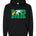 Maple River High School hockey_boys - Black Men's Fleece Hooded Sweatshirt