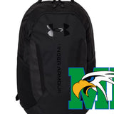 Maple River High School hockey_boys - Black/ Black Hustle Backpack 6.0