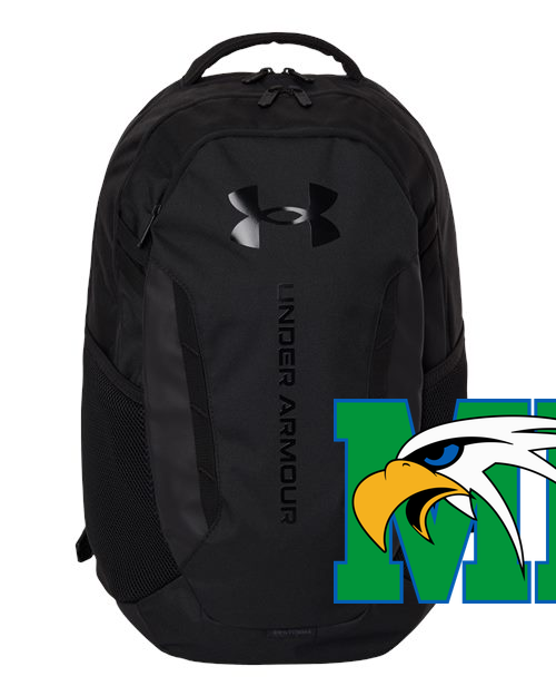 Maple River High School cross_country_girls - Black/ Black Hustle Backpack 6.0