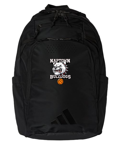 Naptown basketball_boys - Black/ Black Defender 5 Backpack