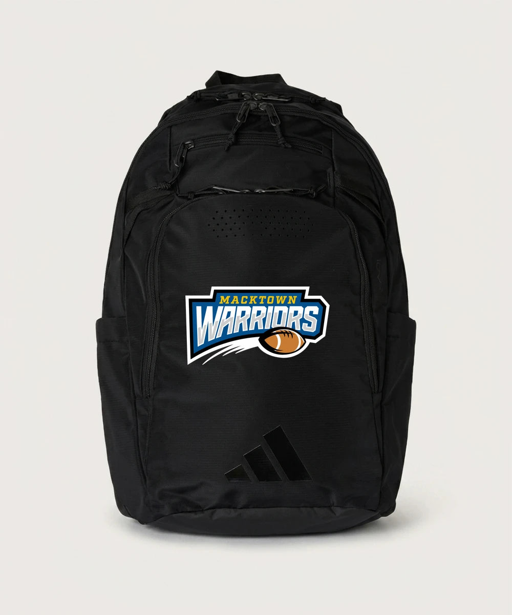 Macktown Warriors Football (Boys) - Black/ Black Defender 5 Backpack