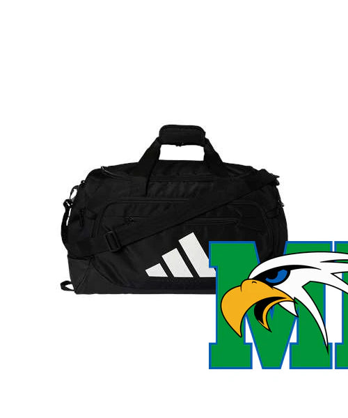 Maple River High School hockey_boys - Black/ Black Defender 5 Small Duffel Bag