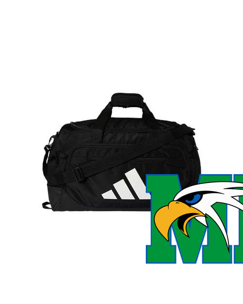 Maple River High School hockey_boys - Black/ Black Defender 5 Small Duffel Bag