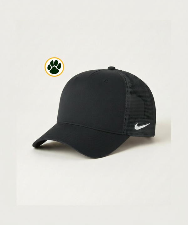 Ashwaubenon High School Football (Boys) - Black/ Black Nike Snapback Mesh Trucker Cap NKFN9893