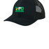 Maple River High School tennis - Black/ Black Sport-Tek Club Trucker Cap STC46