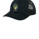 DC Everest Middle School Football — example store - Black/ Black Sport-Tek Club Trucker Cap STC46