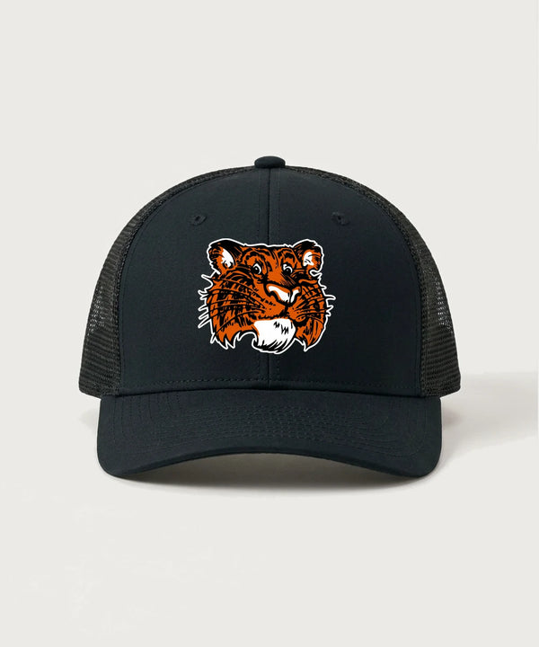 Browerville Public High School Athletics Coed - Black/ Black Sport-Tek Club Trucker Cap STC46
