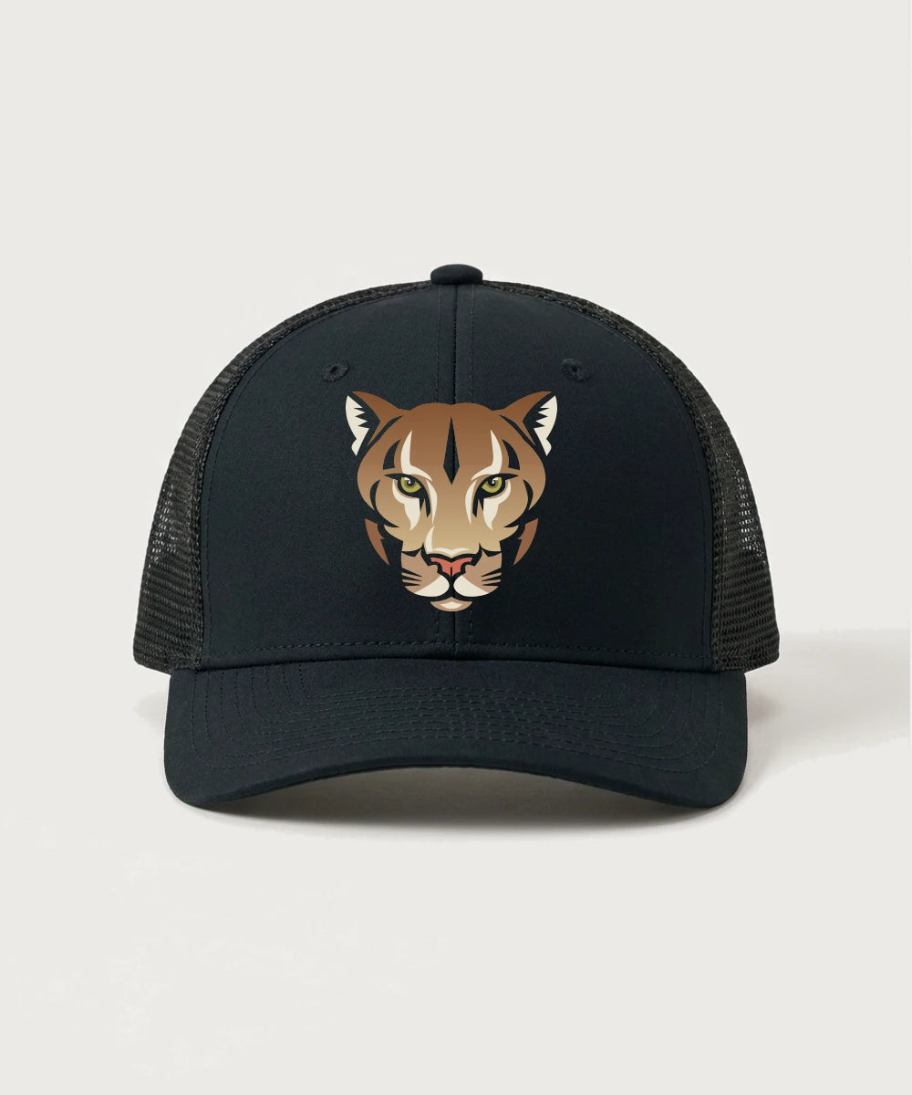 Ada Borup High School Football (Boys) - Black/ Black Sport-Tek Club Trucker Cap STC46
