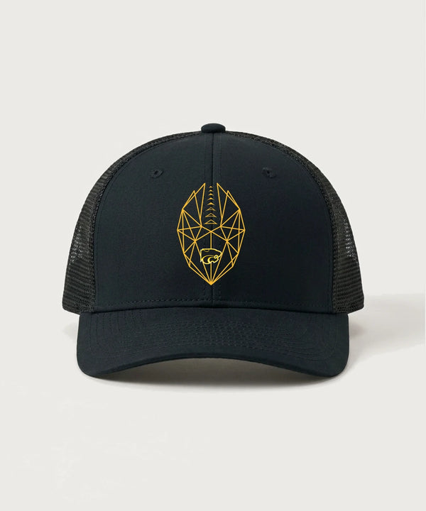 Le-Win Football - Black/ Black Sport-Tek Club Trucker Cap STC46