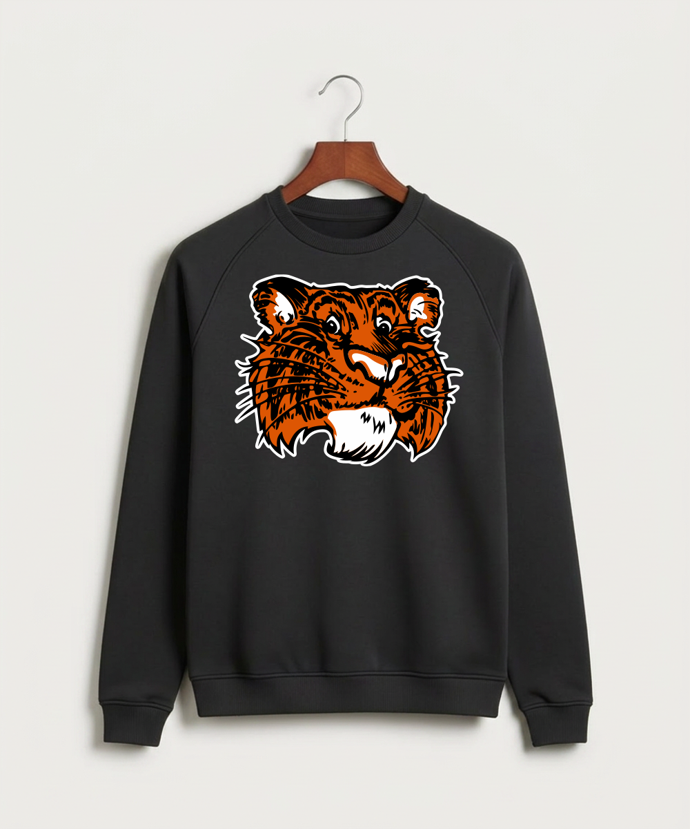 Browerville Public High School Athletics Coed - Black Crewneck - Full Chest