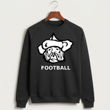 Polo HS Football general - Black Crewneck - Full Chest