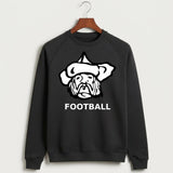 Polo HS Football general - Black Crewneck - Full Chest