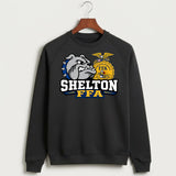 Shelton High School FFA general - Black Crewneck - Full Chest