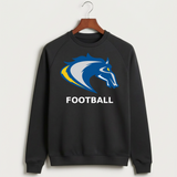 Riverside High School Football general - Black Crewneck - Full Chest