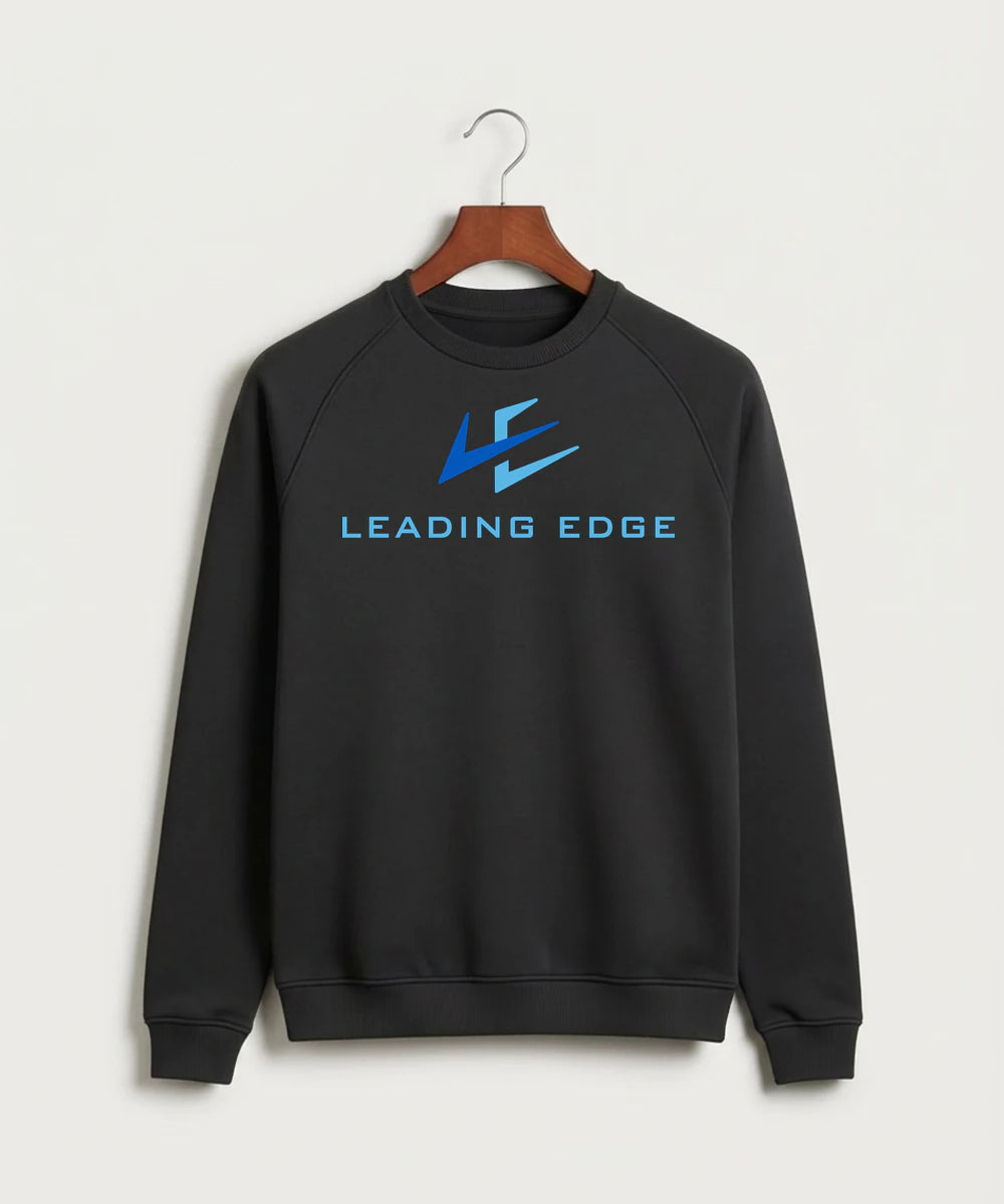 Leading Edge Team Store - Black Crewneck - Full Chest