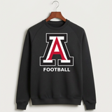 Amboy Football general - Black Crewneck - Full Chest