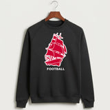Amboy Football general - Black Crewneck - Full Chest