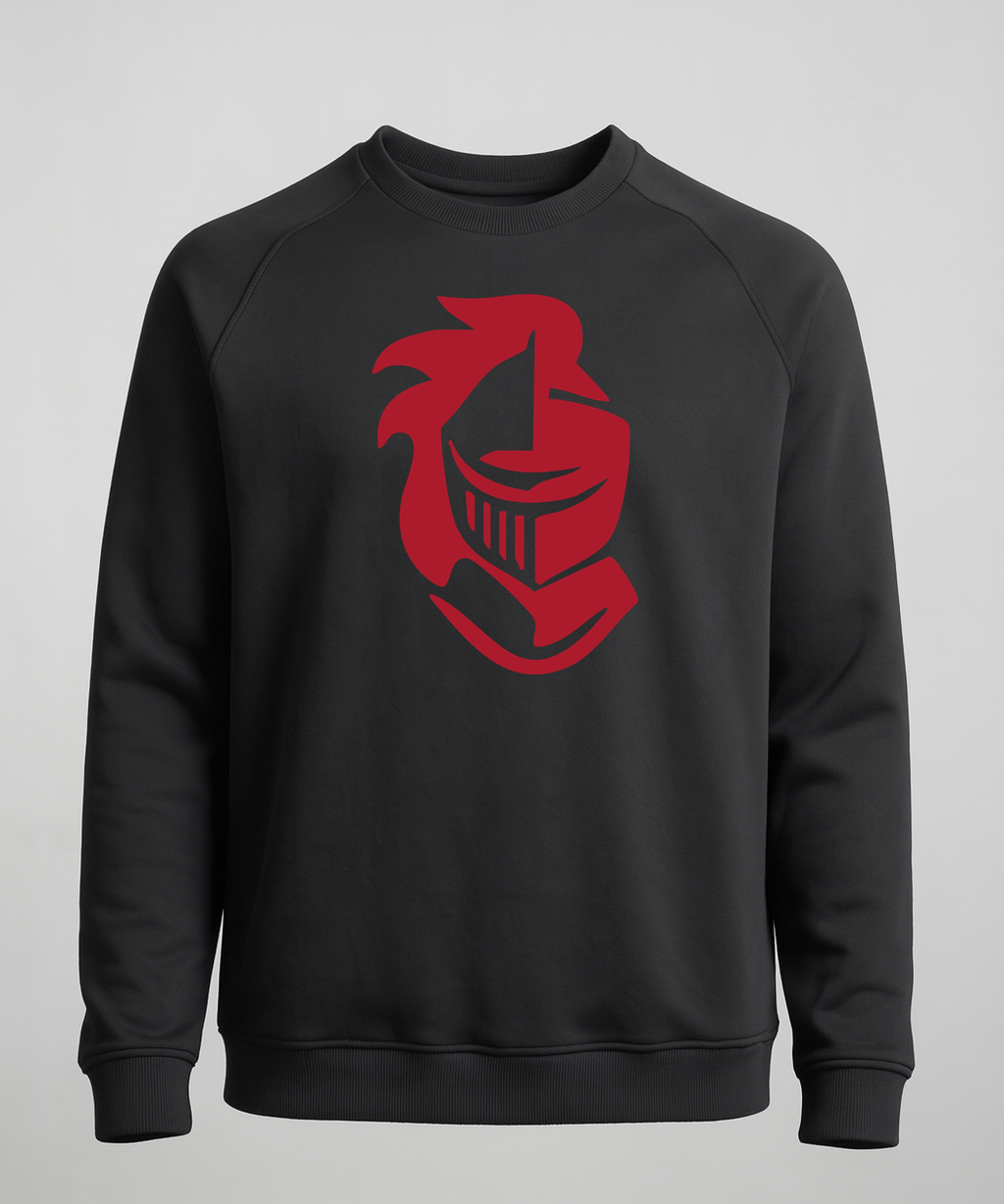 ACGE Football - Black Crewneck - Left Chest