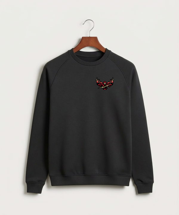 Gfw High School Football (Boys) - Black Crewneck - Left Chest