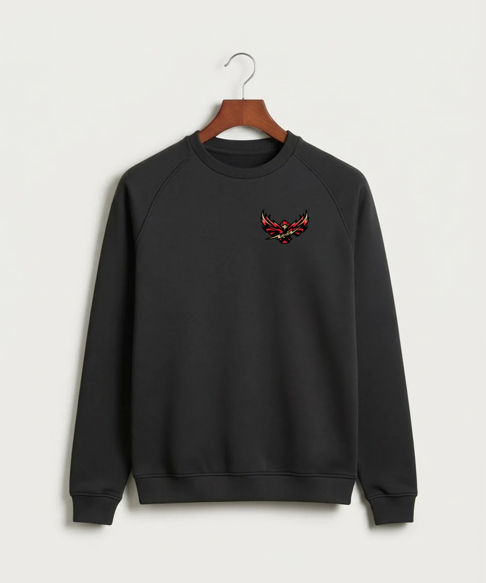 Gfw High School Football (Boys) - Black Crewneck - Left Chest
