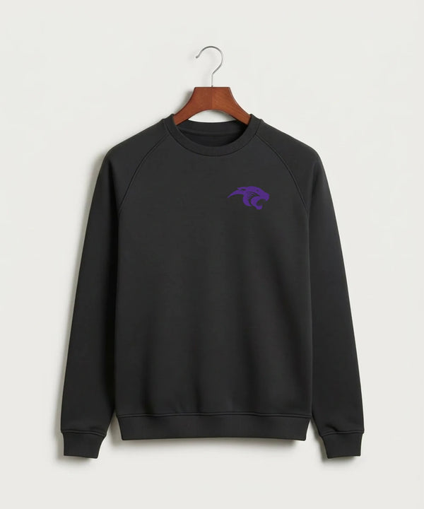 Glencoe Silver Lake High School Athletics - Black Crewneck - Left Chest