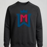 Watertown-Mayer Football - Black Crewneck - Left Chest