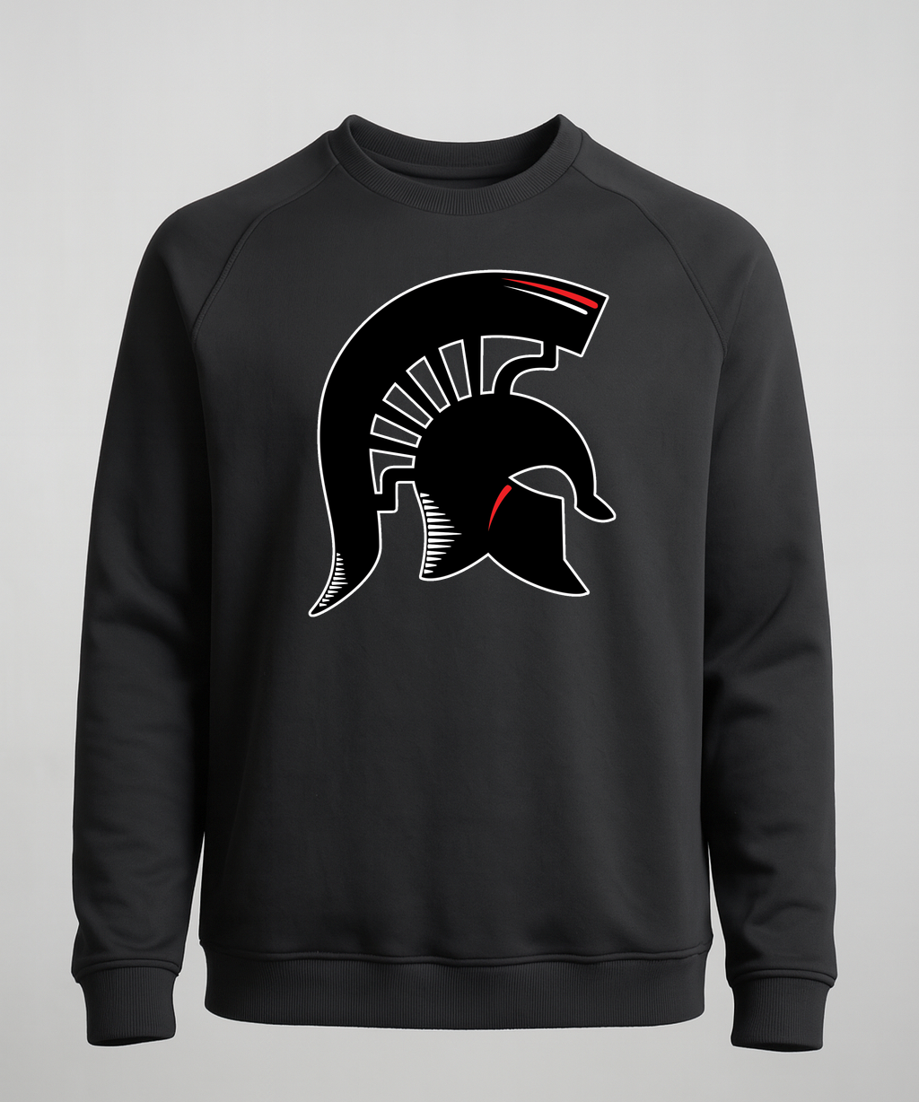 BOLD Football - Black Crewneck - Left Chest