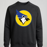 Waseca Football - Black Crewneck - Left Chest