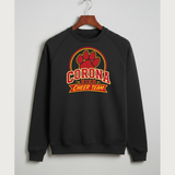 Corona Senior High School Cheer - Black Crewneck - Left Chest