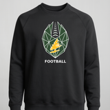 DC Everest Middle School Football — example store - Black Crewneck - Left Chest