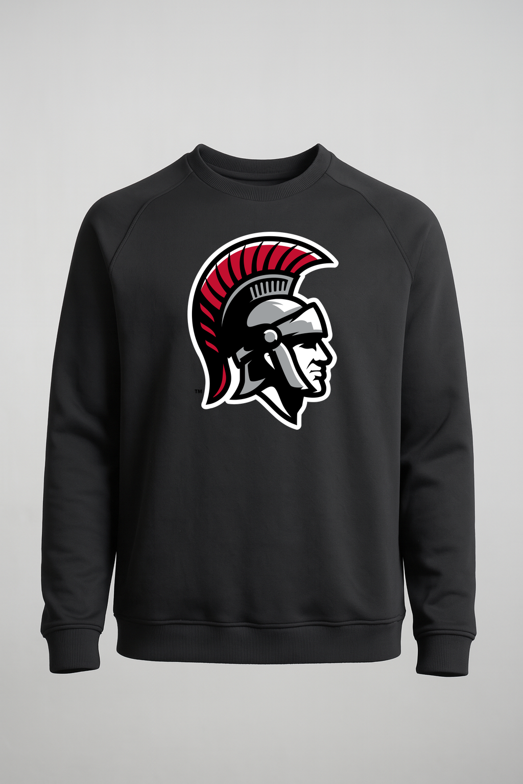 Worthington Football - Black Crewneck - Left Chest