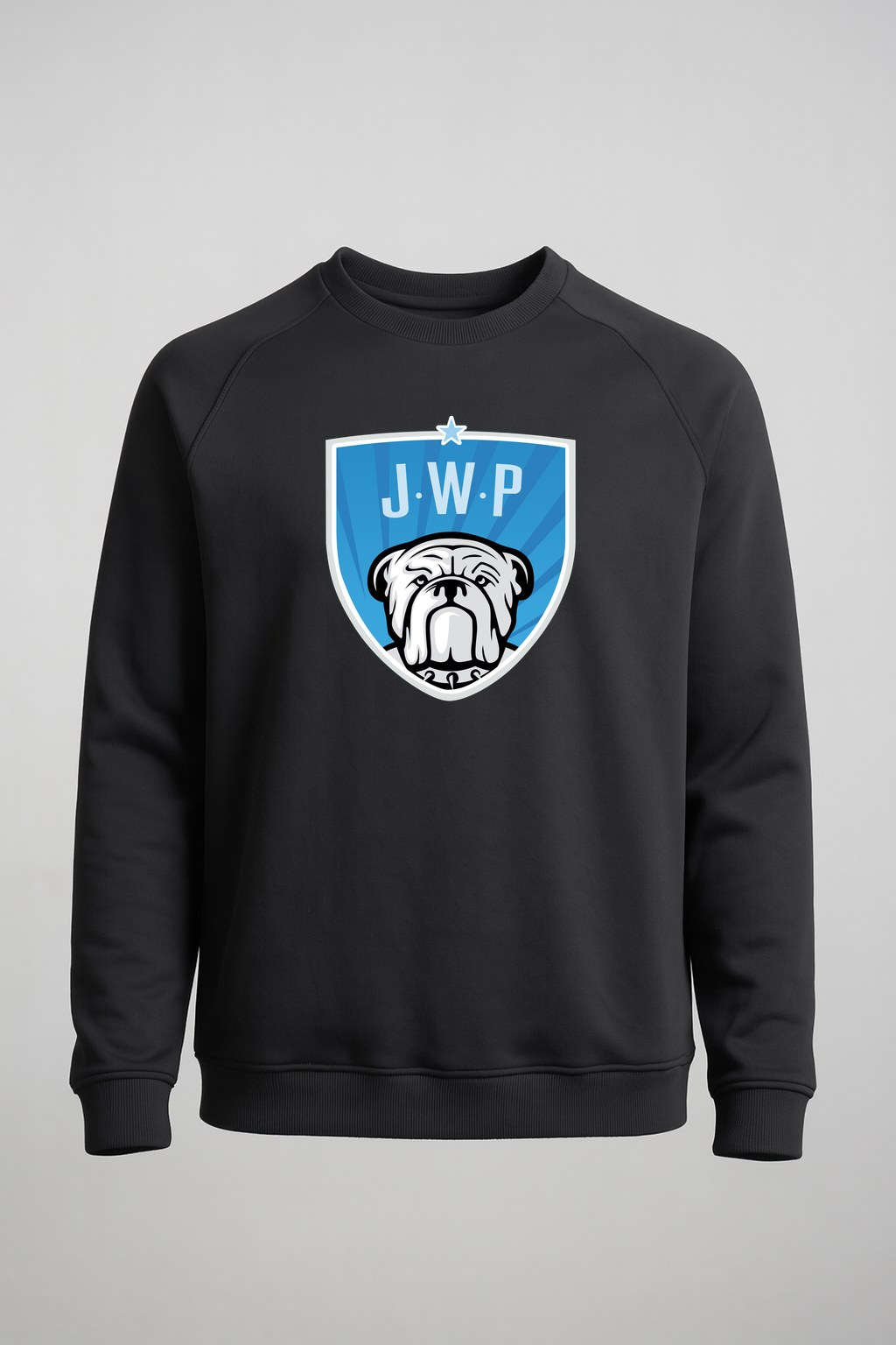JWP Volleyball - Black Crewneck - Left Chest