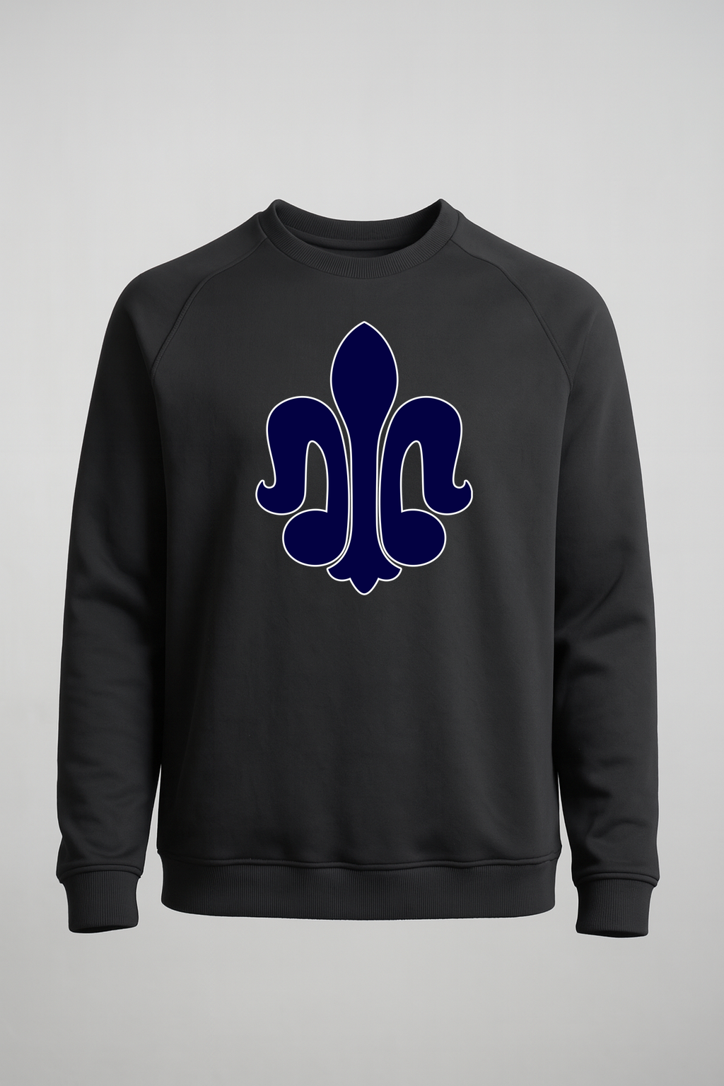 St. Peter Athletics - Black Crewneck - Left Chest