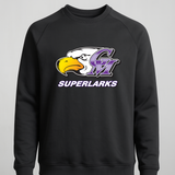 Grand Meadow Football - Black Crewneck - Left Chest