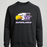 Grand Meadow Football - Black Crewneck - Left Chest