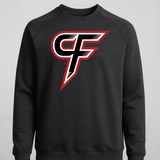 Cannon Falls Volleyball - Black Crewneck - Left Chest