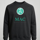 Mac Dental Football - Black Crewneck - Left Chest