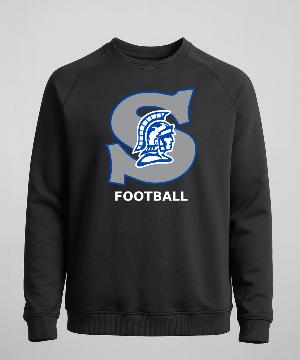 Southwest Football - Black Crewneck - Left Chest