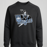 Russell-Tyler-Ruthton Football - Black Crewneck - Left Chest