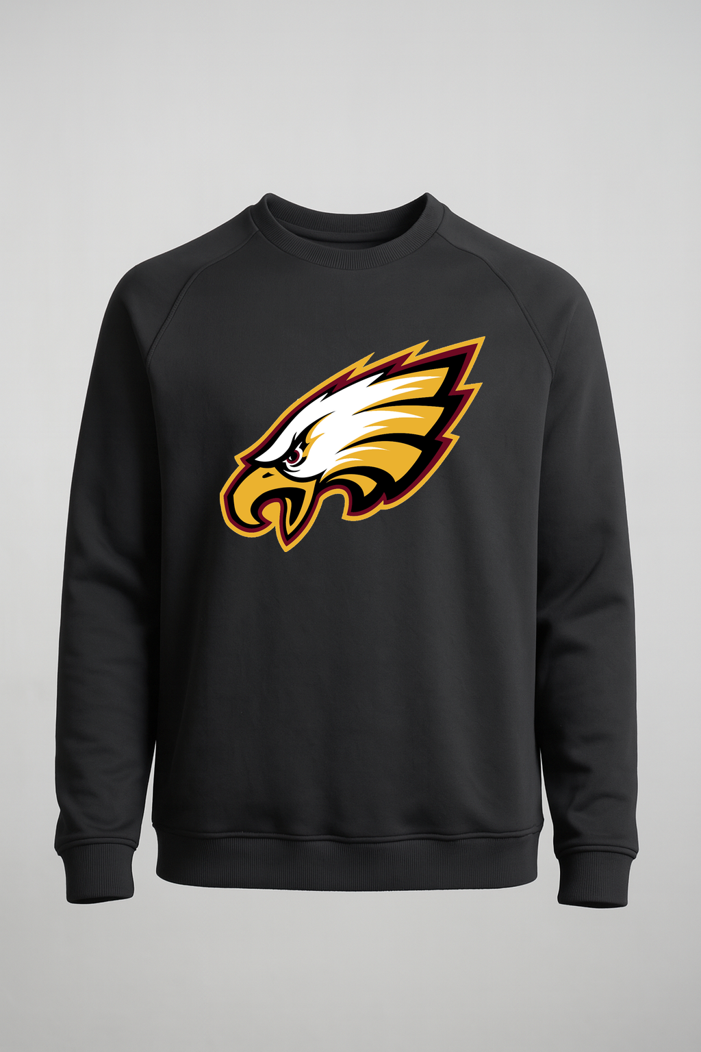 Dover-Eyota Football - Black Crewneck - Left Chest