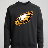 Dover-Eyota Football - Black Crewneck - Left Chest