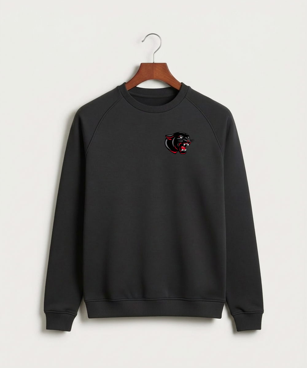 Tracy-Milroy-Balaton High School Volleyball (Girls) - Black Crewneck - Left Chest