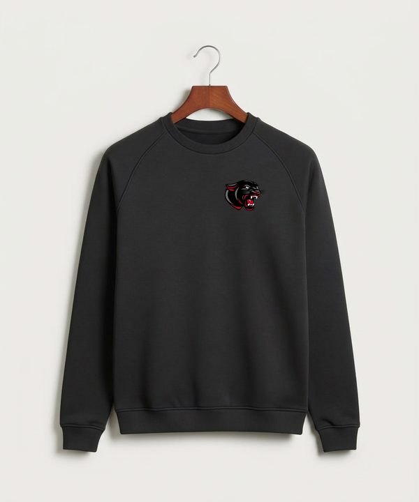 Tracy-Milroy-Balaton High School Volleyball (Girls) - Black Crewneck - Left Chest