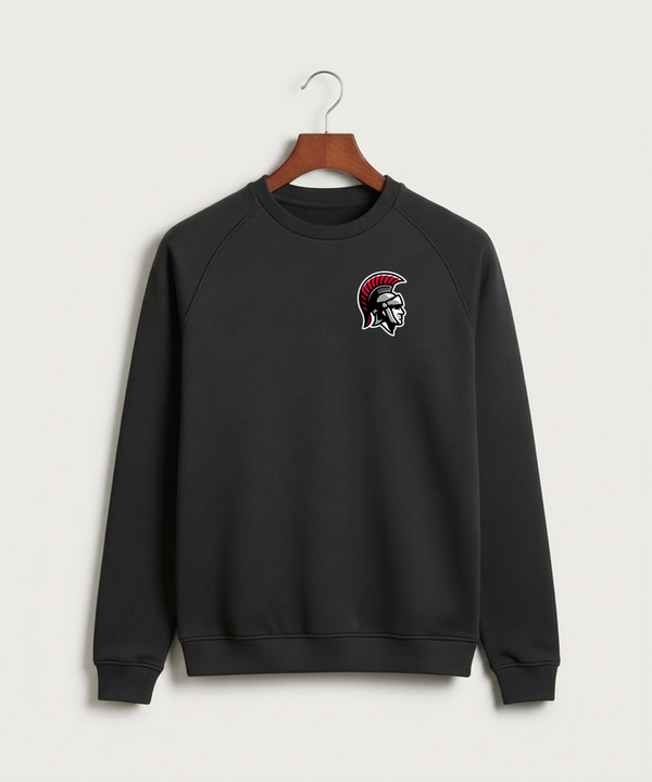 Worthington High School Football (Boys) - Black Crewneck - Left Chest