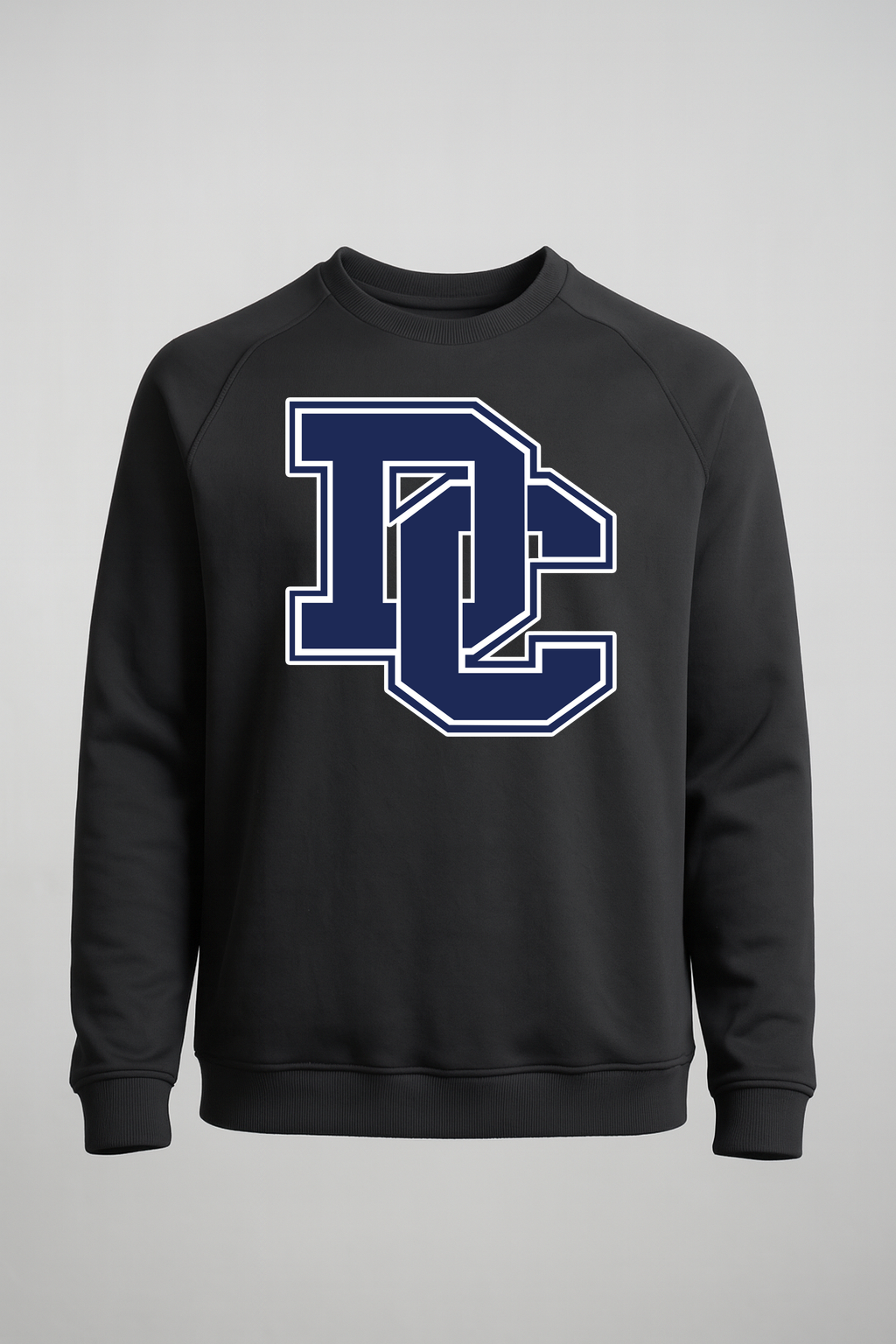 Dassel-Cokato Football - Black Crewneck - Left Chest